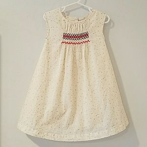 BABY GAP NWT Embroidered Star Dress 3T
